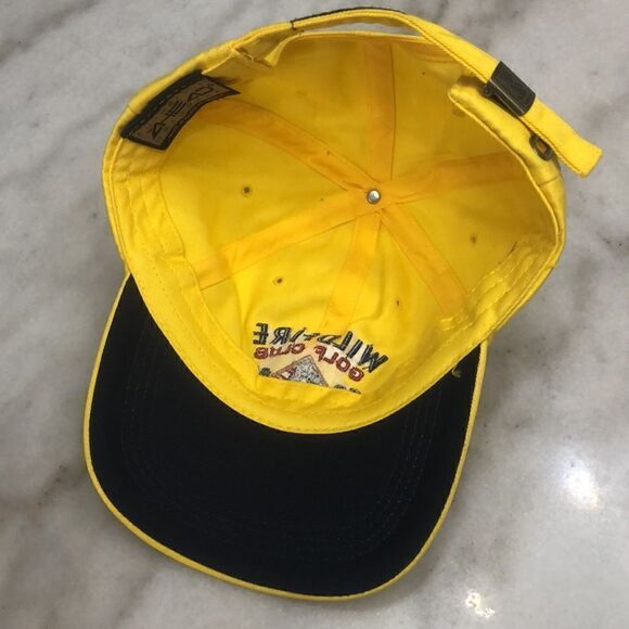 Vintage Dad Hat “Wildfire Golf Club 1999” Yellow | Embroidered | Adjustable - Picture 5 of 7